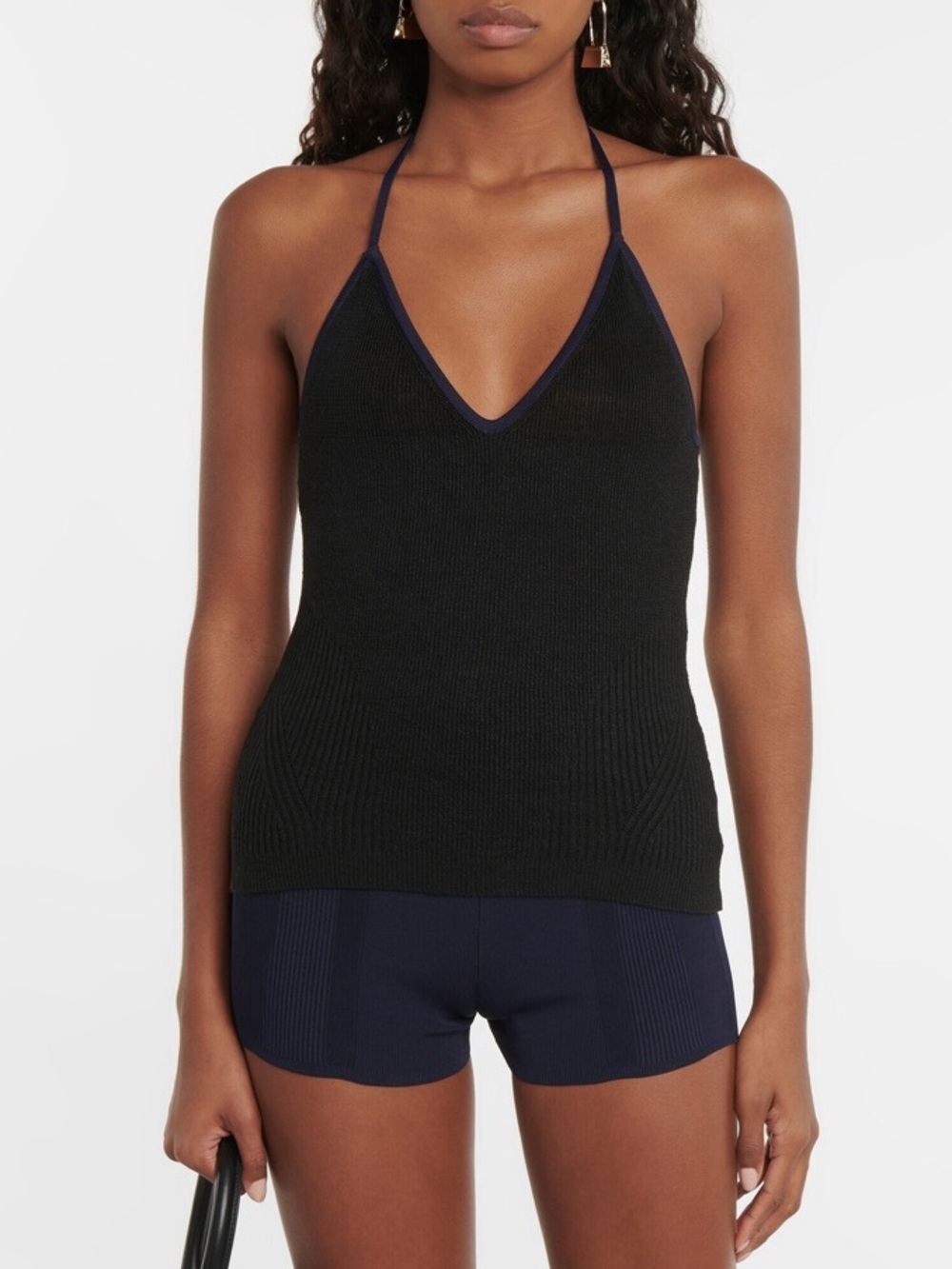 Jacquemus Marubia Rib Halter Top
